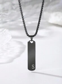26 件不锈钢字母吊坠项链，时尚简约个性嘻哈百搭欧美街头风格男士 - 項鍊 - 查看 48