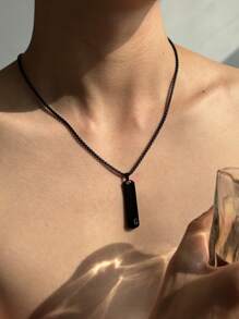 26 件不锈钢字母吊坠项链，时尚简约个性嘻哈百搭欧美街头风格男士 - 項鍊 - 查看 8