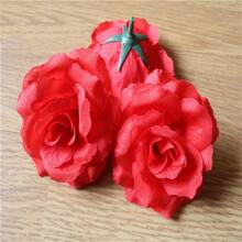 10Pcs Artificial Flowers Foam Fake Roses With Stems For DIY Wedding Bouquets Bridal Arrangement Home Party Table Decoration - Multicolor - View 8