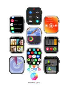 Microwear Smart Watches,Smart Sport Watch For Women With High Definition Touch Screen Smartwatch With Multiple Sports Mode,Information Reminders, Music, Weather Display,Activity Tracker, Step & Calorie Counter,Step Counter,Compatiblewith And Android