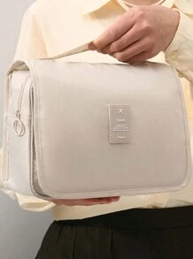 1-Piece Travel Toiletry Bag Makeup Storage Bag Hanging Makeup Bag For Shower Room Accessories Portable Bathroom Waterproof Makeup Bag Storage Rack Makeup Bag Makeup Storage Bag Travel Essentials School Supplies School Supplies Make Up Bag Holiday Essentials Cosmetic Bag Makeup Bags Makeup Pouch Makeup Organizer Holiday Winter Leopard Print Sausage Dog Women Gifts For Women