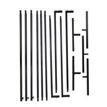 kangten Arco de boda negro, soporte de metal para globos y flores como decoración para boda, fiesta, habitación y regalos para la novia