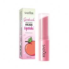 SADOER 4 Pacotes Conjunto de Presente, Sabor de Frutas de Sanduíche Especial Bálsamo Labial de Ácido Hialurônico com Variação de Temperatura para Lábios Secos e Escuros - Hidratante e Nutritivo, Acabamento Brilhante, Hipoalergênico, Adequado para Todos os Tipos de Pele - Multicolorido - Visão 12