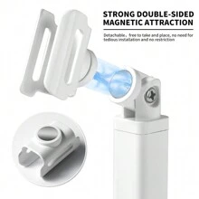 UV LED美甲灯，迷你UV美甲灯，便携式美甲烘干机，立式美甲灯，专业迷你UV美甲烘干灯带支架和法式印章（粉色、白色、黑色、紫色、蓝色），情人节礼物 - 彩色 - 查看 7