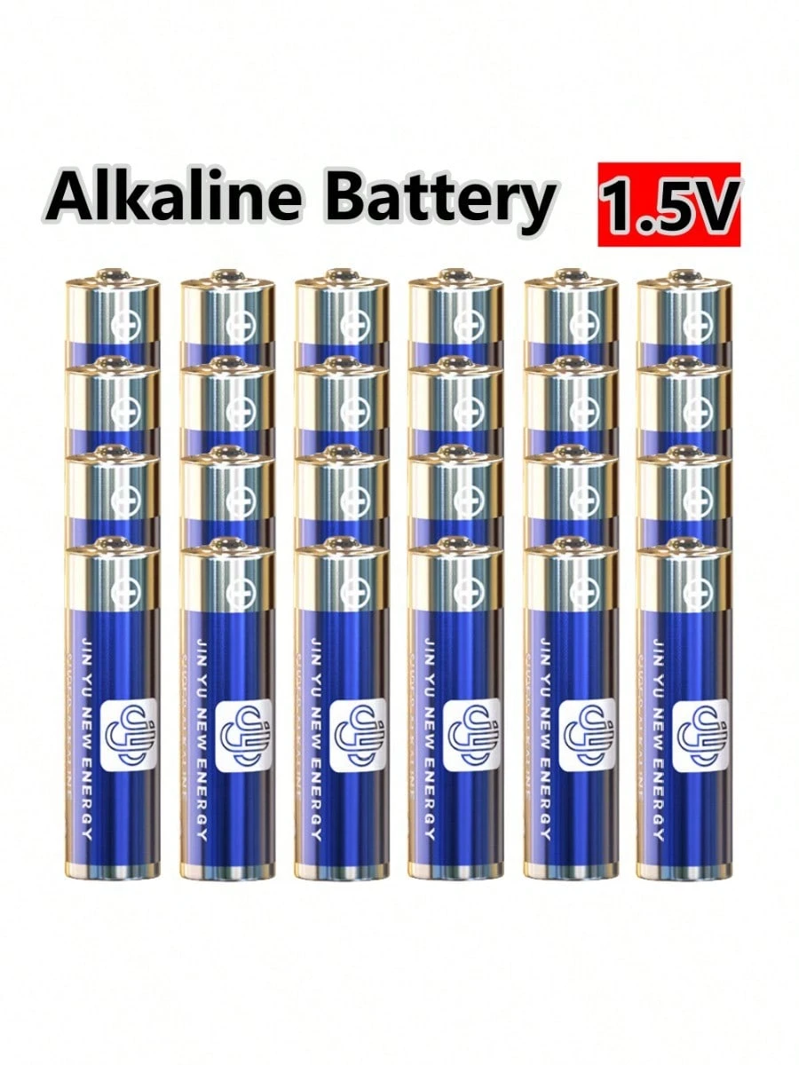 60 Batterie AA Alcaline Ad Alta Energia 1.5V, 2750 MAh, Confezione Famiglia