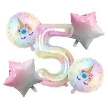 1 Bộ bóng bay lá kim loại hình kỳ lân, thích hợp cho sinh nhật, tiệc tùng, đám cưới, tặng quà - Nhiều màu - Xem 13