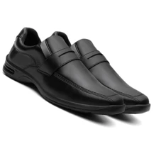Dress Shoe Kit With Watch And Belt Comfortable Dress Sneakers Combo Style - 黑色 - 查看 7