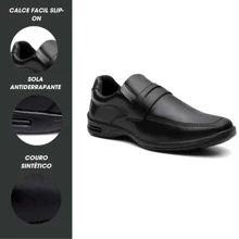 Dress Shoe Kit With Watch And Belt Comfortable Dress Sneakers Combo Style - 黑色 - 查看 3