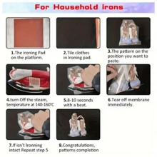 1/2/3pcs Cute Rabbit Heat Transfer Stickers, DIY Apparel Heat Press Decoration For T-Shirts, Sweatshirts, Bags & More - Multicolor - View 11