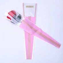 48 件花卉印花礼品袋，适用于玫瑰、花束、花店 - 情人节、父亲节、母亲节、毕业礼物包装 - 三生線單支袋 - 查看 8