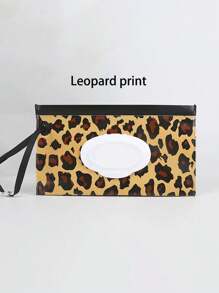 1 Portable Waterproof Wet Wipe Storage Bag, Flip Up Detachable Wet Wipe Tissue Box, Concave Convex Chain Tissue Storage Bag, Essential For Home And Outdoor Travel - Multicolor - View 9