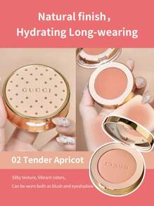 Gucci 02 Soft Apricot Matte Glow Blush, 5.5g/0.19 Oz | Perona Pipi Matte Mewah, Memancarkan Kilau yang Memikat | Tekstur Halus dan Lembut yang Dapat Diaplikasikan | Menambahkan Warna Alami dan Tahan Lama pada Pipi | Mudah Dibaurkan untuk Kilau Matte yang Sempurna | Diperkaya dengan Bahan-Bahan yang Menenangkan Kulit | Cocok untuk Semua Jenis Kulit, Termasuk Kulit Sensitif | Sempurna untuk Riasan Siang dan Malam, Menambahkan Kehangatan dan Dimensi yang Halus | Pilihan Ideal untuk Mencapai Kilau yang Elegan dan Sehat - 02 Aprikot Lembut - View 3