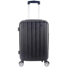 Maleta de cabina de avión, equipaje de mano, trolley de viaje, ABS, rígido, 4 ruedas, maleta de cabina rígida con asa telescópica, 57 x 35 x 20 cm, maleta de viaje duradera y resistente al agua