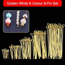 300 件/包 20-50 毫米锌合金椭圆形眼针，适用于 DIY 珠宝制作手链、项链、耳环、手工艺品配件 - DIY珠寶針 - 查看 2