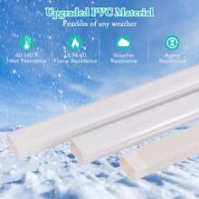 Lifezeal 4" PVC Decorative Mini Split Line Set Cover With Flexible Duct & Straight Duct - 4 Inches - View 4