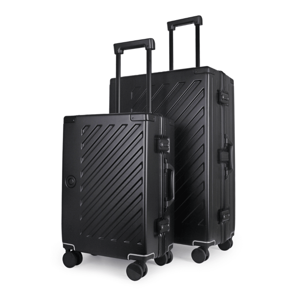 JLY 100% Durable Polycarbonate Zipperless Luggage Set - Small Carry-On, Medium & Large Check-In Suitcases, Dual TSA Locks, 4-Wheel Spinner, Aluminum Handle, Travel-Ready Hardshell Travel Suitcase Suit Case Travel Luggage Waterproof Suitcase Set