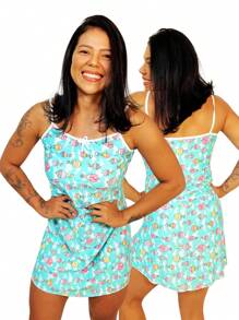 Kit 04 Printed Romantic Light Premium Dresses - Nhiều màu - Xem 9