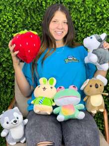 Kit 18 Assorted Plush Toys 18-25cm Decoration And Gift - Bộ 18 thú nhồi bông các loại 18-25cm - Xem 5