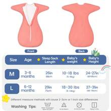 Winter Shark-Fin Transition Swaddle - 2.5 Tog Rayon Made From Bamboo Sleep Sack Transitional Swaddle Sack Baby Wearable Blanket
