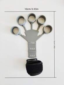 1 件硅胶 5 指手部锻炼器腕力器、篮球投篮矫正工具、手握力强化训练器 - 彩色 - 查看 12