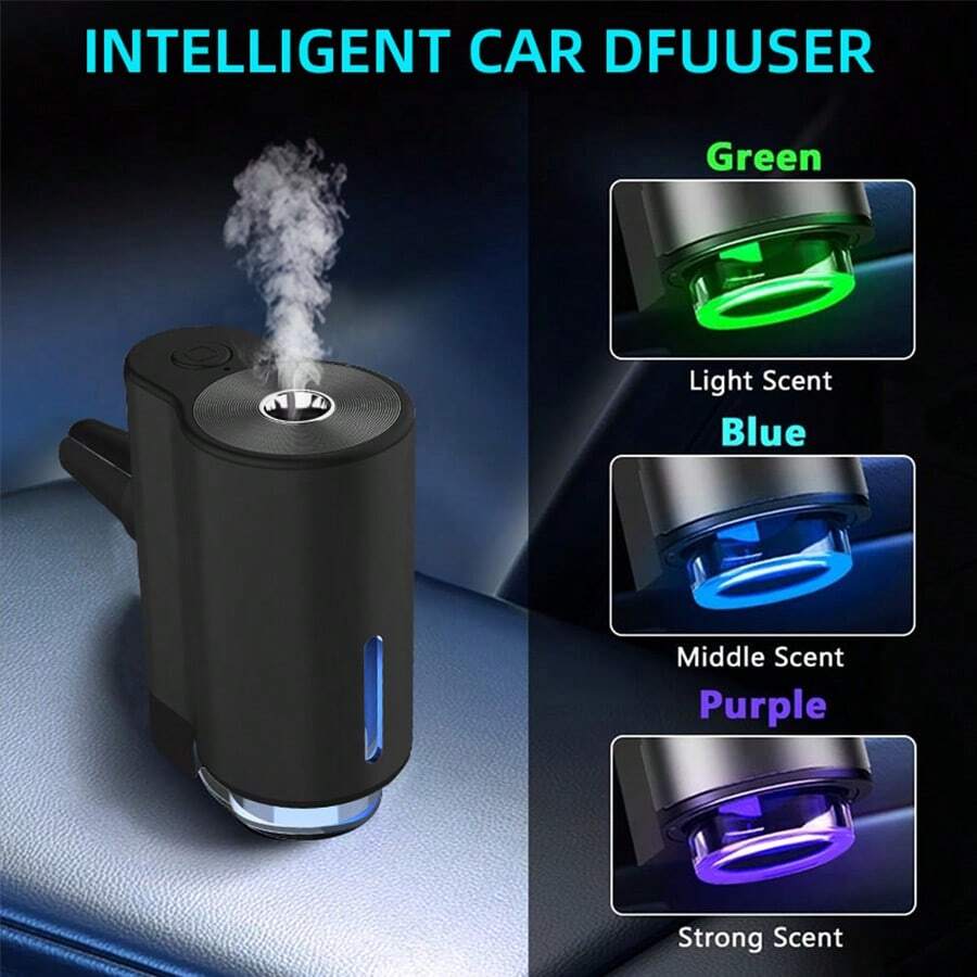 Aromatizador de Carro, Difusor de Aroma Inteligente para Carro com Três ...