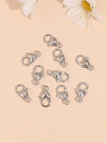 10 件时尚简约心形和星形衣架、DIY 工艺配件、钥匙链装饰 - 彩色 - 查看 12