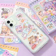 Sách dán hình công chúa Shining Girl dễ thương hoạt hình Guka Villain Girl Sổ tay đồ chơi trẻ em Bộ dán hình phong cảnh Sách dán hình động vật, Làm thủ công, Tương tác - Nhiều màu - Xem 11