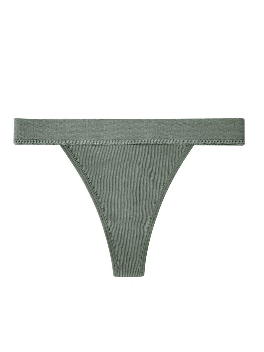 1 Pack High-Cut Thong Panties - Ultra-Soft, Two-Way Stretch Fabric For All-Day Comfort, Friction-Free Fit, And Invisible Under Any Outfit