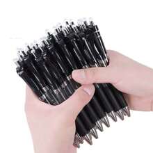 23 支/套大容量 0.5 毫米伸缩圆珠笔，黑色/红色/蓝色可更换笔芯，学生书写文具，学校办公用品返校 - 彩色 - 查看 8