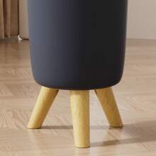 1 Pieza Macetero autorregable moderno con soporte - Redondo, macetero de plástico para interiores/exteriores para sala de estar, dormitorio, decoración del hogar - Disponible en negro y blanco, macetero desmontable para plantas artificiales y macetas de hierbas, macetero de interior para plantas de interior - Multicolor - Ver 9