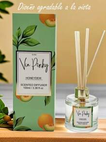 100ml Aromatic Reed Diffuser Air Freshener With Fruity And Harmonious Aromas - Honeydew - View 1