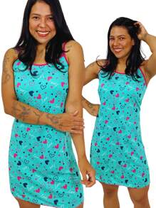 Kit 04 Printed Romantic Light Premium Dresses - Nhiều màu - Xem 2