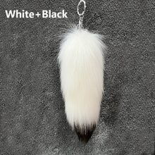 1 件钥匙扣钥匙串，尾巴包包吊坠钥匙扣钥匙圈饰物，适用于包包汽车饰品书包，毛绒玩具饰物卡通娃娃汽车钥匙扣饰品，适合女士和女孩，派对情人节礼物，圣诞节礼物，毛绒尾巴狐狸尾巴钥匙扣汽车配件包饰物可爱哥特 Y2k - 彩色 - 查看 14