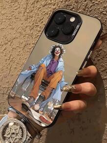 1 件创意百搭图案全覆盖 TPU 防震手机壳适用于 iPhone 16、15、14、13、12、11 Pro Max - 彩色 - 查看 4