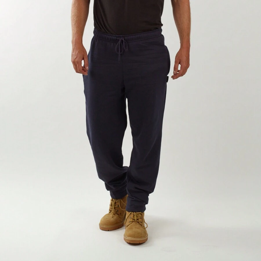 MIG Polycotton Mens Cargo Jogging Bottoms In 4 Colours, Sizes S-5XL - Navy Blue - View 1