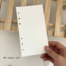 A6 Binder Acrylic Case Notebook, 2pcs Pmma Board With Metail Ring, DIY Junk Journal Notebook Set, 45 Sheets Refill Papers, Stationery Supplies,School Supplies,Back To School - Multicolor - View 14