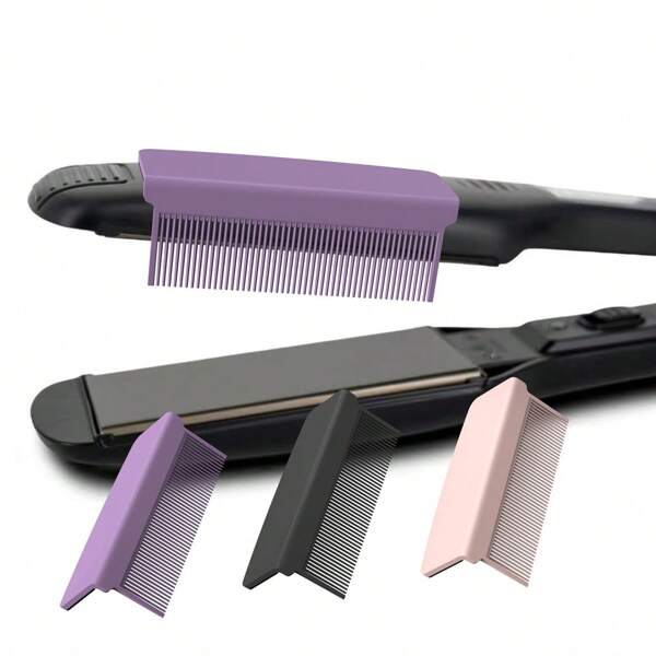 1 stuk haarclip met rechte kam, hittebestendige koolstofvezel haarclip, zelfklevende haarstylingclip met rechte haarstyling, haarkam, kamaccessoires, kapsalon, thuis, professionele haaraccessoires, geschikt voor familie en reizen