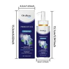 100g紫色美白口腔护理牙膏，有效去除污渍，亮白牙齿，清新口气