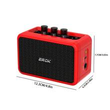 EROK 5W Electric Guitar Speaker Clean And Overdrive 2 Sound Effects Support BT/Headphone Connection Mini Amplifier - Multicolor - View 9