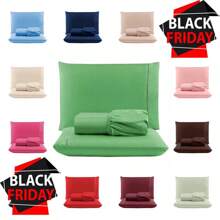 3-Piece Double Bed Set + 400 Thread Count Pillowcases Ponto Palito Promotion - màu xanh lá - Xem 2