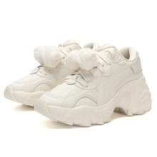 Puma Women's Low-Top Sneakers, Casual Thick-Soled Athletic Shoes - White - View 5