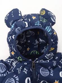 Kids Padded Jacket, Unisex Children Warm Winter Coat, Parka Outerwear For Boys And Girls, Infant & Toddler, Autumn/Winter
