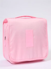 Toiletry Bag Organizer Portable Toiletry Bag Travel Bag With Hook, Foldable Travel Toiletry Bag For Halloween And Christmas - Hồng - Xem 1