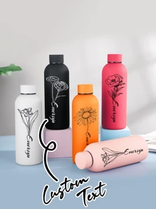 1 szt. 500 ml spersonalizowany kubek termiczny, personalizowany imieniem i nadrukiem kwiatowym, prosty cylindryczny kubek do kawy, kubek samochodowy, spersonalizowany kubek termiczny, spersonalizowany prezent urodzinowy, prezent dla druhny, prezent na Dzień Matki, wykwintny, wysokiej jakości, spersonalizowany, wyjątkowy, idealny prezent dla niej, syna, córki, uczniów szkół, pracowników, dzieci, szkoły, domu, biura, wielofunkcyjny, wysokiej jakości, kolorowy, nowoczesny, spersonalizowany, niepowtarzalny, na Dzień Ojca, na ukończenie szkoły, odświeżenie domu, spersonalizowane kubki, łatwy komfort