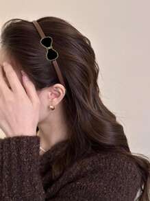 1 Stück Einfaches, elegantes Leder-Haarband mit Skinny-Strass-Schleife für Damen, hochwertiges, vielseitiges, stilvolles Haarzubehör, geeignet für den täglichen Gebrauch, Haarband, Haarreifen, Haarschmuck, Schönheit, Heimtextilien - Verschiedenfarbig - Übersicht 10