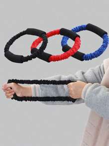 Dây tập bắn cung 25/35/45lbs Dây tập sức mạnh cánh tay Dây tập thể dục Yoga Dây kháng lực Drop Shipping - Xám - Xem 5