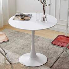 White Round Table, Modern Dining Table, Mid Century Coffee Table