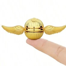 Harry Golden Snitch Magical : Angel Wing Finger Gyro Stress Relief Focus Toy - Stainless Steel Unbreakable Toy - Birthday Gift - Gift - Christmas Gift - Holiday Gift - Gift Toy - Multicolor - View 11