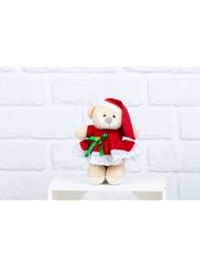 Family Christmas Teddy Bears 10 Pieces - Decorate Christmas Tree - 奶油 - 查看 3