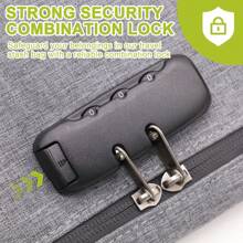 Smell Proof Bag With Combination Lock Set, Metal Herb Grinder Included, Portable Sealed Herb Storage Jar, Odor Isolation Bag, Rolling Tray, Travel Storage Box Set, Waterproof, Sealed Zipper, Household Gadget - 彩色 - 查看 4